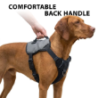 Picture of Ferplast OPTICAL LED Dog Harness (Red / Grey)