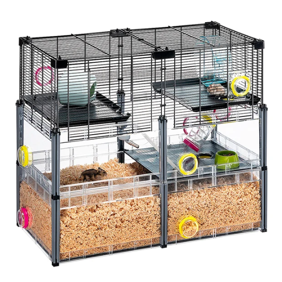Picture of Ferplast Multi-Level Modular Small Animal Cage System – Deep Base Burrowing Habitat