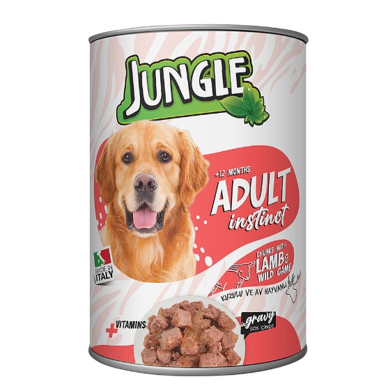 Picture of Jungle Adult Instinct Chunks with Lamb & Wild Game in Gravy  415g  (12/Pack)