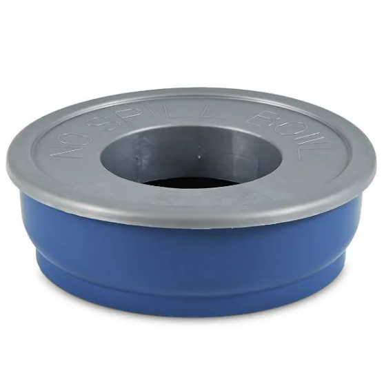 Picture of Kennel Aire Duralast No-Spill Plastic Pet Bowl, 48 oz Blue