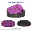 Picture of Ferplast Dandy 110 Oval Cotton Pet Bed   with Removable Cushion  (XL)