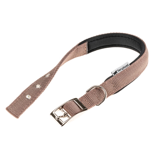 Picture of Ferplast Daytona C20/43   Nylon Padded Dog Collar Brown