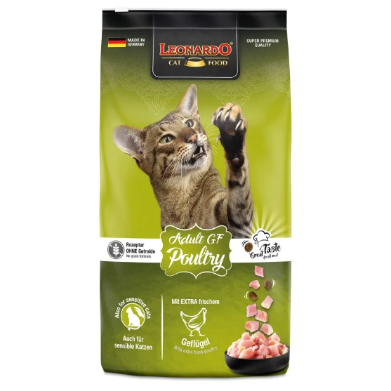 Picture of LEONARDO Adult GF Poultry Premium Dry Cat Food   7.5 kg
