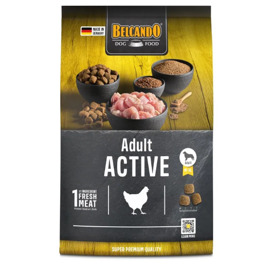 Picture of Belcando Adult Active Premium Dry Dog Food 4 kg