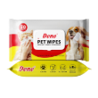 Picture of Dono Hypoallergenic Multi-Purpose Pet Wipes for Cats & Dogs (70 Sheets)