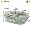 Picture of CHARLES 60 BEDDING BROWN