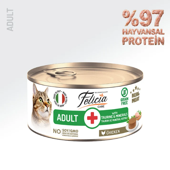Picture of Felicia Adult Grain-Free Chicken Paté Wet Cat Food  85g  (12/Pack)