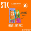 Picture of SCHESIR STIX CAT POUCH VARIETY TREATS CHICKEN-DUCK-SALMON 6X15G