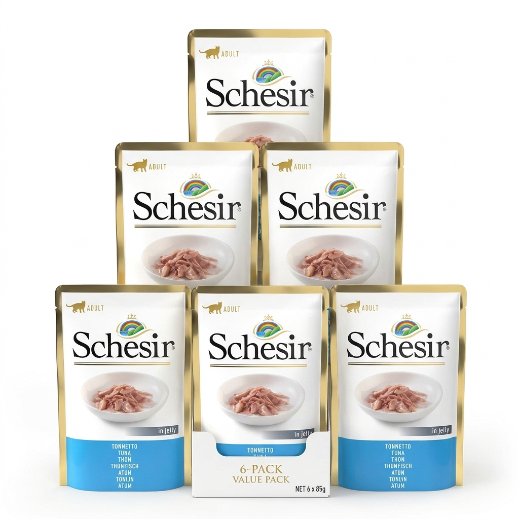 PetsJo. Schesir Adult Tuna in Jelly Wet Cat Food 6-Pack | petsjo Jordan